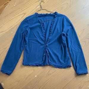 J.Jill Blue Cardigan